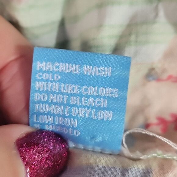 J.Mclaughlin Lois Shirt Suriname Size S Long Sleeve Botanical Print Cotton - Picture 5 of 5